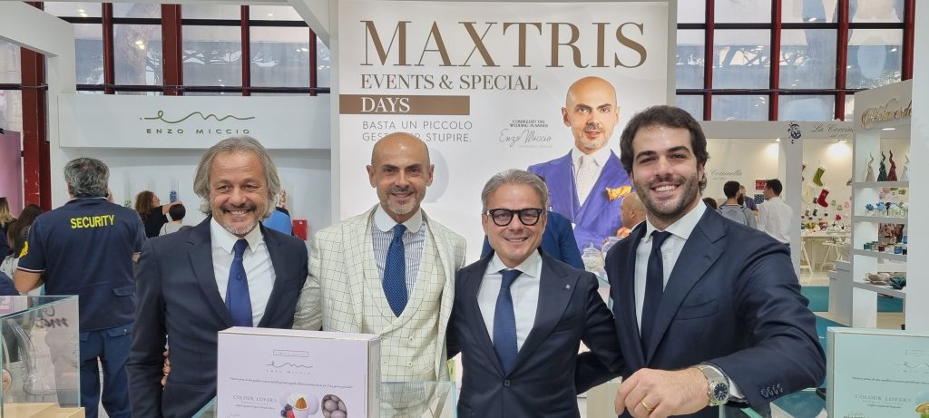 Enzo Miccio e Gennaro Esposito allo stand Maxtris di Vebo Fiera