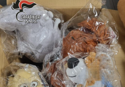 Centinaia di giocattoli sequestrati dai Nas di Bari