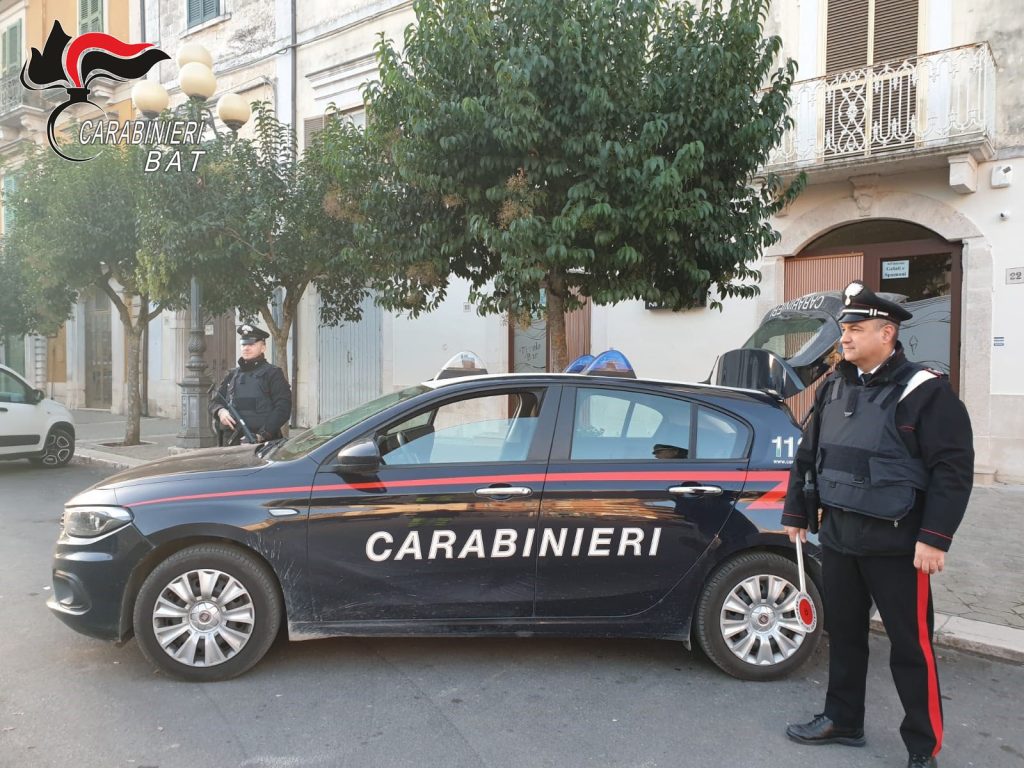 Maxi operazione di controllo criminalità dei carabinieri a Minervino Murge e Spinazzola