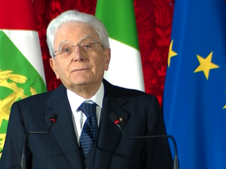 Il Presidente della Repubblica, Sergio Mattarella all'inaugurazione della Scuola Superiore della Magistratura a Napoli