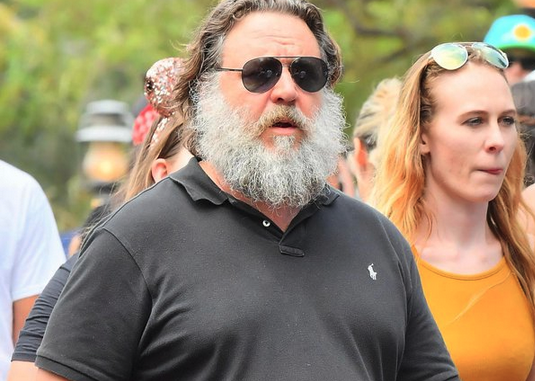 Russell Crowe a Sanremo