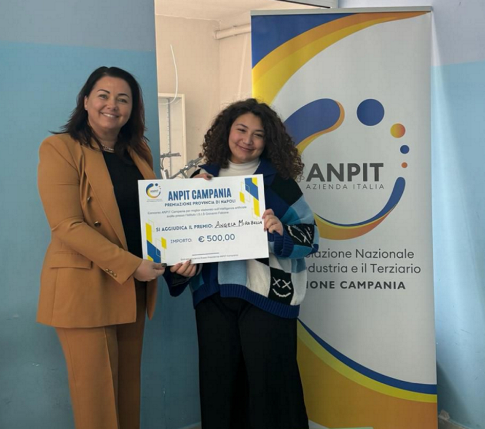 Borsa di Studio ANPIT premiata studentessa del “G. Falcone” di Pozzuoli