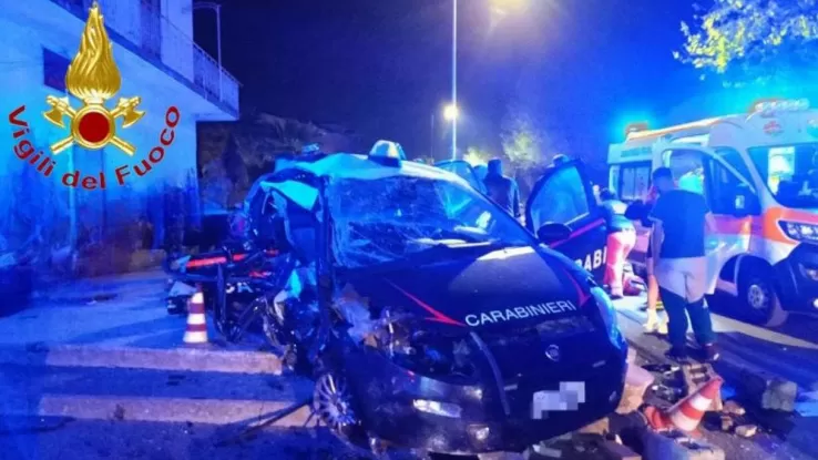 Carabinieri morti in Campania: la donna risultata positivi ad alcol e ddroga